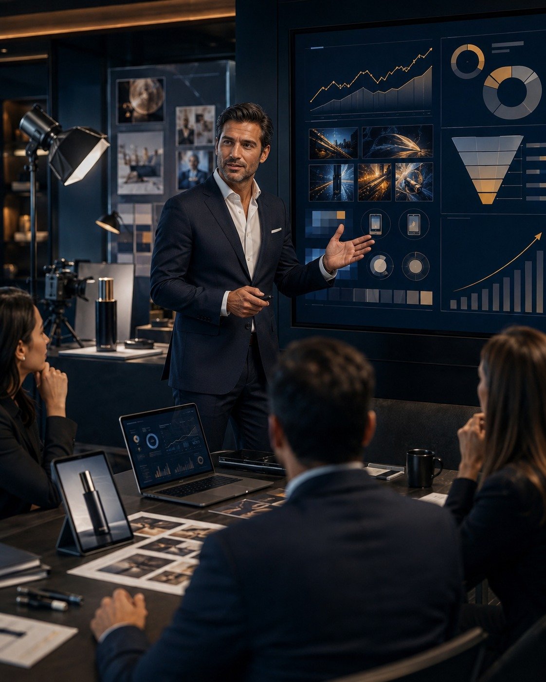 Advertising and sales team member